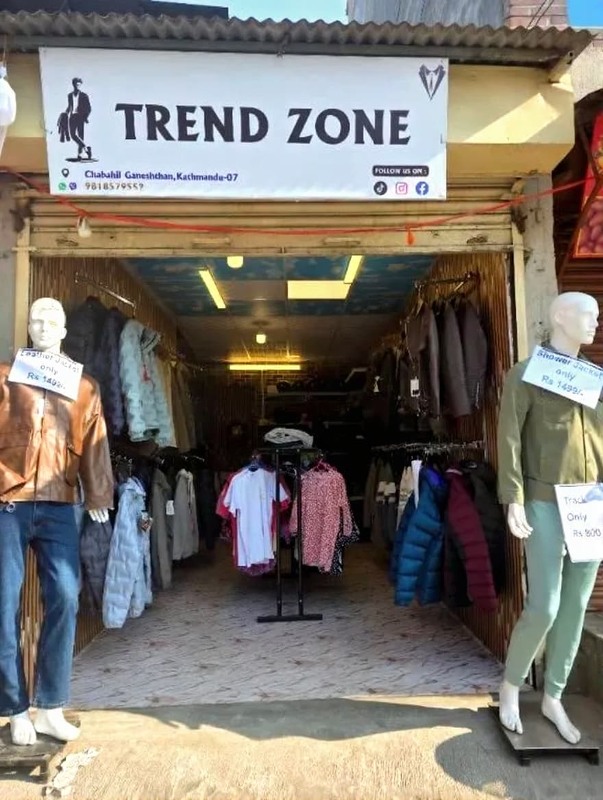 Mens clothes shop on sell